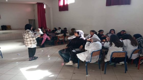 نشاط تربوي حول التربية الجنسية والإنجابية بثانوية أبي شعيب الدكالي
