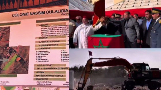 عامل إقليم سيدي بنور يطلق أشغال بناء مخيم النسيم بالوليدية بمناسبة الذكرى السنوية للمسيرة الخضراء