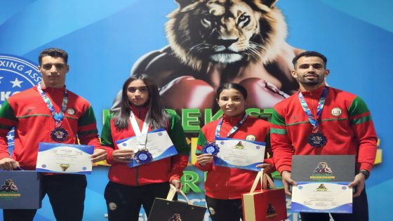 المنتخب المغربي يلمع في أوزبكستان بـ4 ميداليات في الكيك بوكسينغ