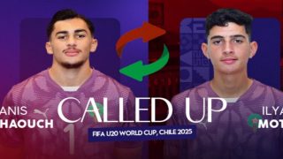 إلياس موعتيق يلتحق بمنتخب أقل من 20 سنة لتعويض بنشاوش في نهائي كأس العالم أمام الأرجنتين