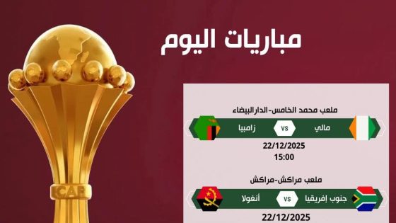 كأس الأمم الإفريقية 2025: ثلاث مواجهات قوية تشعل منافسات اليوم الثاني من دور المجموعات بالمغرب