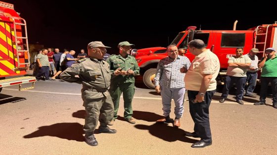بني ملال.. والي الجهة يتابع ميدانياً جهود إخماد حريق مرتفعات أورير حتى الساعات الأولى من صباح الاثنين