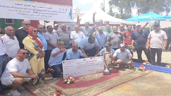 شباب الوطية طانطان يتوج لأول مرة بلقب البطولة الوطنية للكرة الحديدية