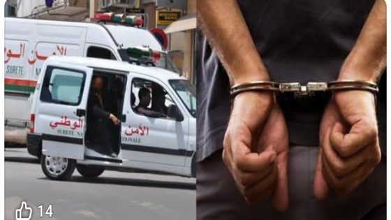 عناصر الشرطة القضائية بمنطقة بن امسيك